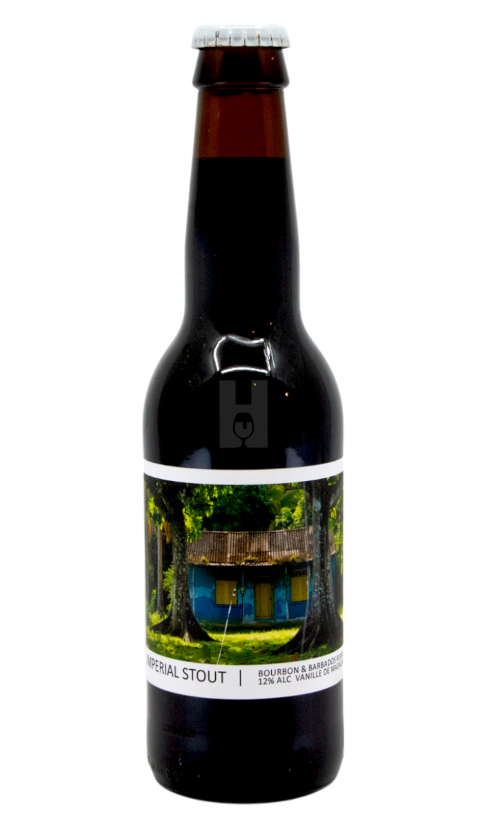 Popihn IMPERIAL STOUT - BOURBON & BARBADOS RUM B.A 16 Mois - Hoptimaal