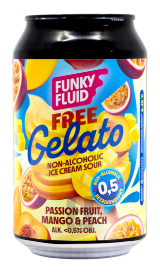 Funky Fluid Free Gelato: Passion Fruit, Mango & Peach