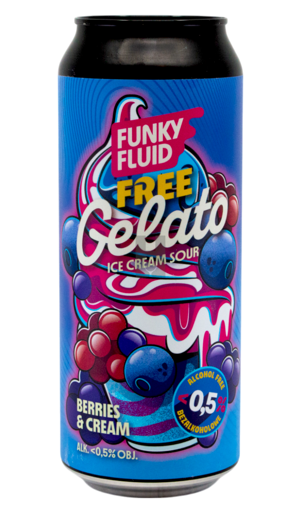 Funky Fluid Free Gelato: Berries & Cream - Hoptimaal