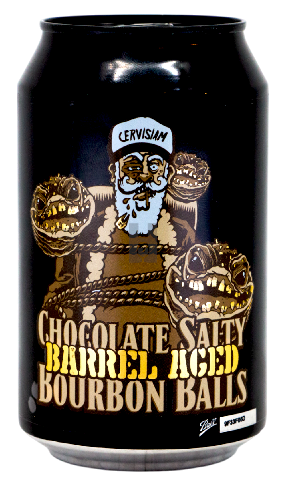 Cervisiam Chocolate Salty Bourbon Balls BARREL AGED 4-YEARS OnlyCans - Hoptimaal