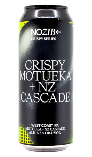 NOZIB CRISPY MOTUEKA + NZ CASCADE West Coast IPA