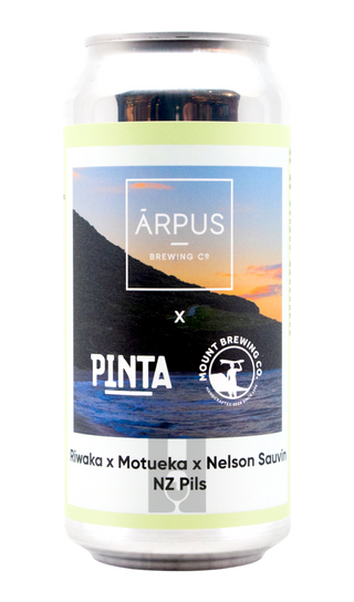 Arpus X PINTA X Mount Brewing Co Riwaka X Motueka X Nelson Sauvin NZ Pils