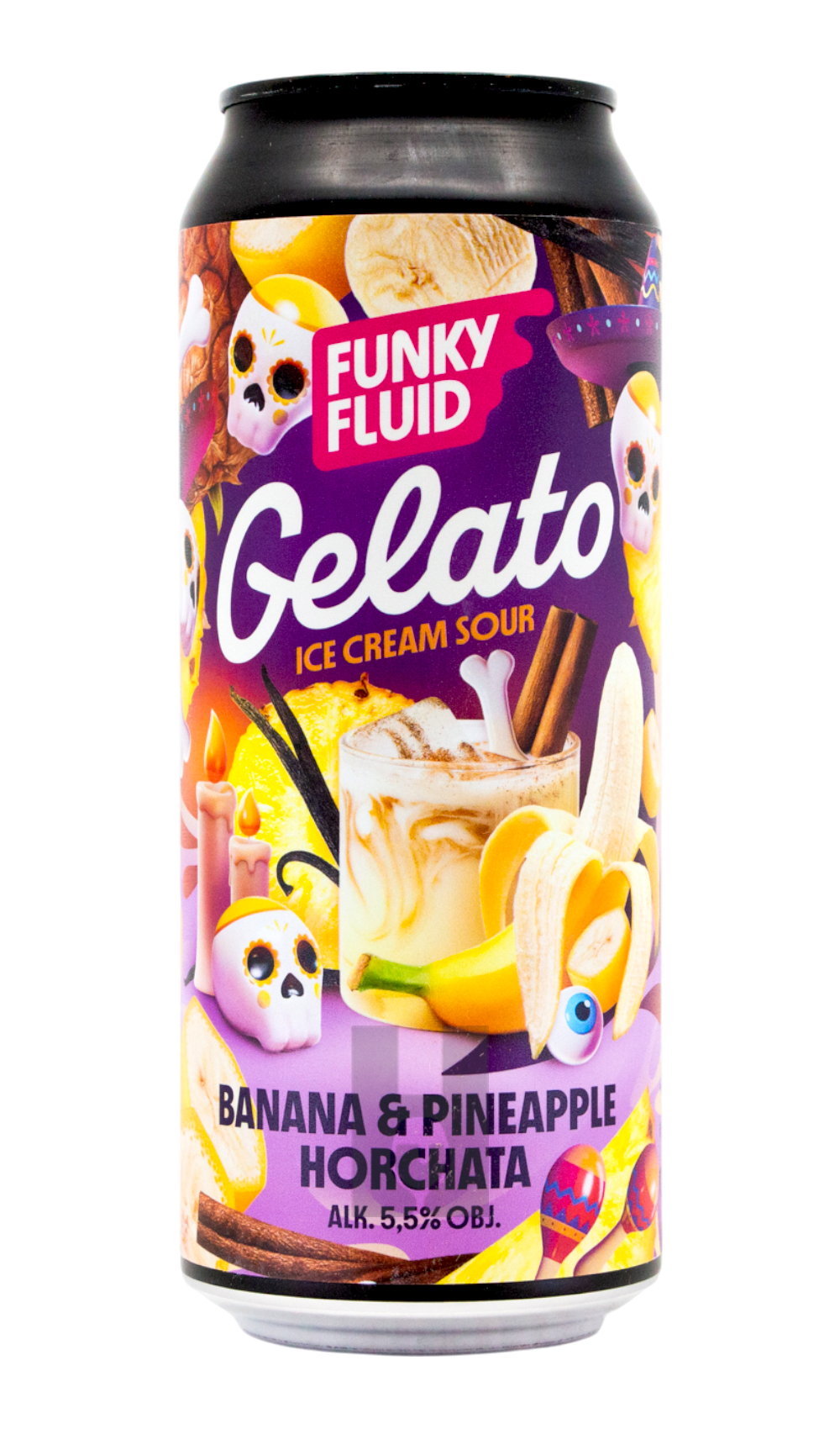 Funky Fluid Gelato: Banana & Pineapple Horchata Funky Fluid Gelato: Banana & Pineapple Horchata