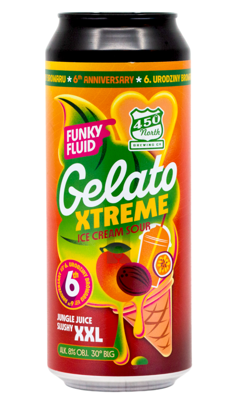 Funky Fluid Gelato XTREME: Jungle Juice SLUSHY XXL - Hoptimaal