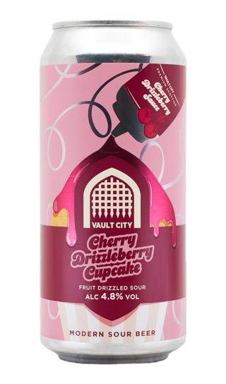 Vault City Brewing Cherry Drizzleberry Cupcake
