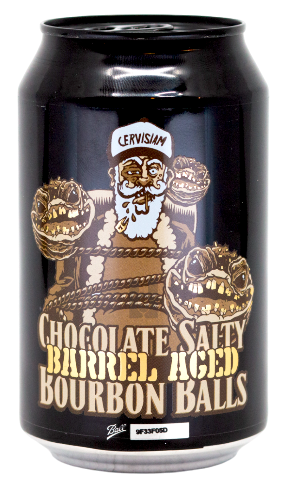 Cervisiam Chocolate Salty Bourbon Balls BARREL AGED 4-YEARS OnlyCans - Hoptimaal