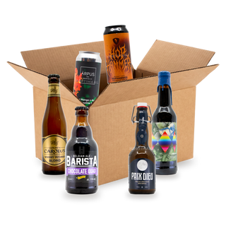 Cadeaupakket voor de bierliefhebber: doos met de bieren uit de box