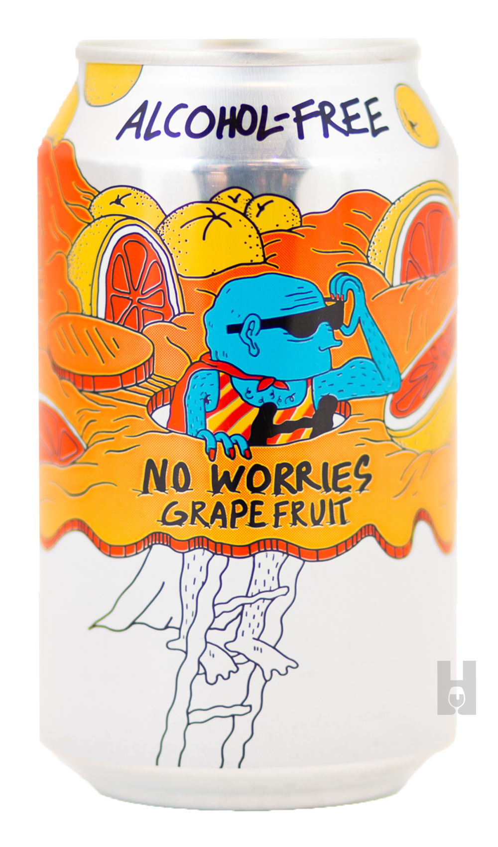 Lervig No Worries Grapefruit - Hoptimaal