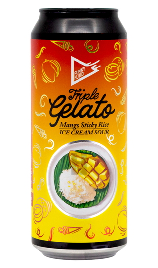 Funky Fluid Triple Gelato: Mango Sticky Rice