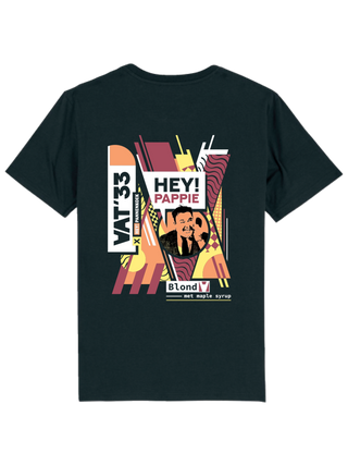 Hey!Pappie T-Shirt Zwart